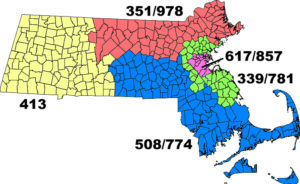 Massachusetts-area-codes