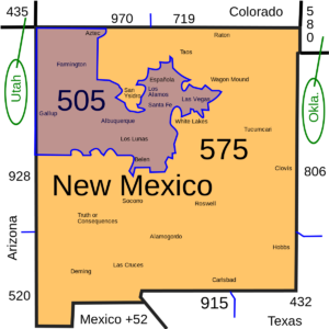 New-Mexico-area-codes
