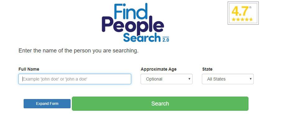 findpeoplesearch homepage