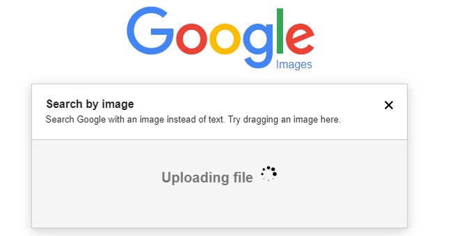 google image search upload